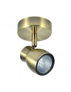 Foco Chacho 1xgu10 Cuero 14x12x8