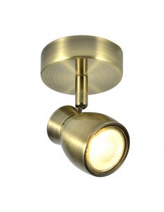 Foco Chacho 1xgu10 Cuero 14x12x8 2