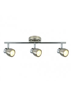 Regleta Chacho 3xgu10 Niquel 14x48 2