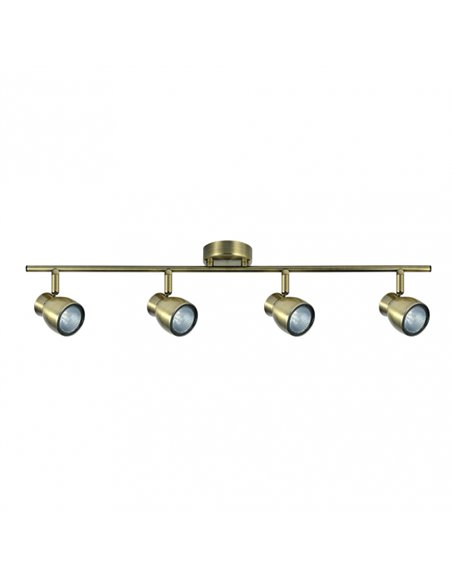 Regleta Chacho 4xgu10 Cuero 14x69
