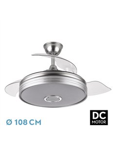 Ventilador Dc Matanuska 72w 6120lm Niq Bluethooth  32/47x55/108d.3 Aspas Desp.6 Vel.3 Color.