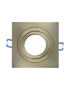 Empotrable Orient.cenote 1xgu10 Cuadrado Cuero 2x9