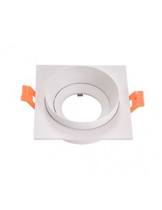 Empotrable Orient.son Doong 1xgu10 Cuadrado Blanco 1