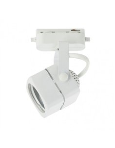 Foco Carril Arta 1xgu10 Cubo Blanco 14