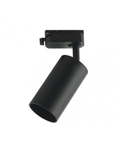 Foco Carril Voronia 1xgu10 Negro 18