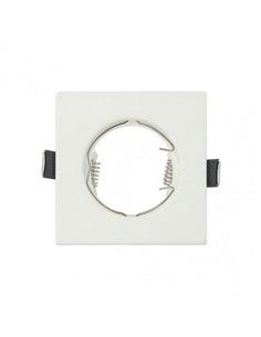 Empotrable  Magura 1xgu10  Cuadrado Blanco Mate 2