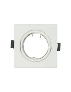 Empotrable  Orient. Magura 1xgu10  Cuad. Blanco Mate 2