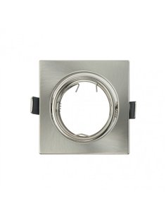 Empotrable  Orient. Magura 1xgu10  Cuad. Niquel  2