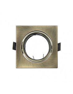 Empotrable  Orient. Magura 1xgu10  Cuad. Cuero 2