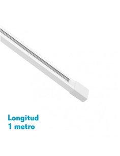 Carril Para Foco Pindal Blanco 1m  2 Hilos 2x100x3