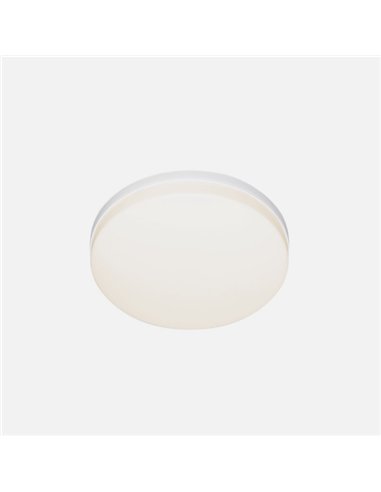 Plafon Trueno 24w 4000k Blanco Redondo 2160lm  3,5x18x18 Cm Sistema De Encaje Rapido