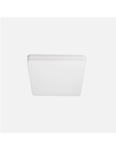 Plafon Futuro 24w 6500k Blanco Cuadrado 2160lm  3,7x18x18 Cm  Sistema De Encaje Rapido