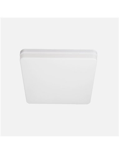 Plafon Futuro 36w 6500k Blanco Cuadrado 3240lm  3,7x23x23 Cm  Sistema De Encaje Rapido