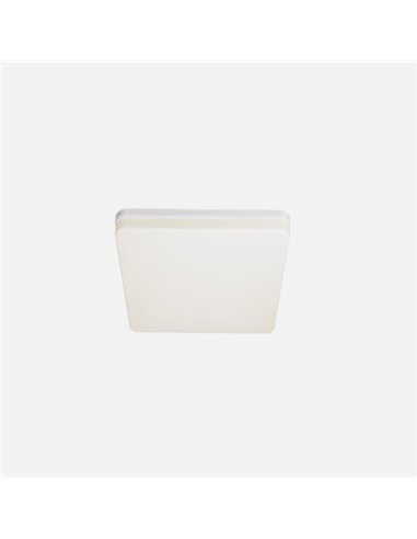 Plafon Futuro 18w 4000k Blanco Cuadrado 1620lm  3,7x15x15 Cm Sistema De Encaje Rapido