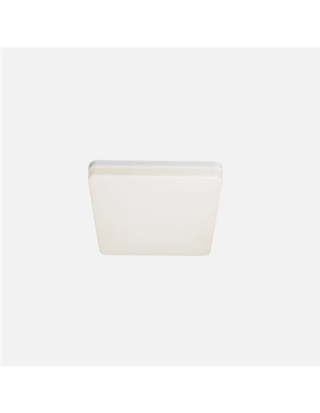 Plafon Futuro 18w 4000k Blanco Cuadrado 1620lm  3,7x15x15 Cm Sistema De Encaje Rapido
