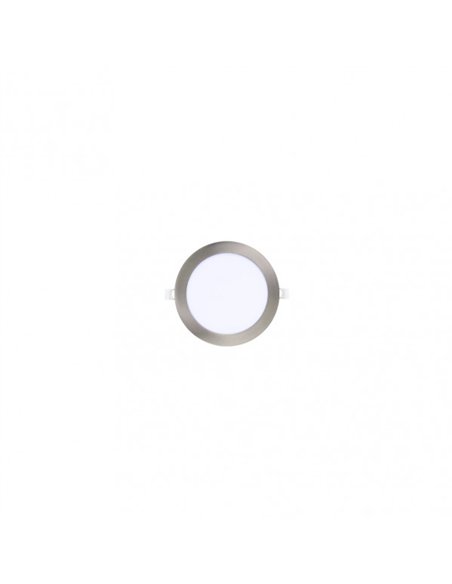 Downlight Obsidiana 4w 6500k Niquel Redondo 320lm 2