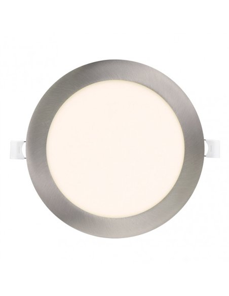 Downlight Obsidiana 24w 4000k Niquel Redondo 2040lm 2
