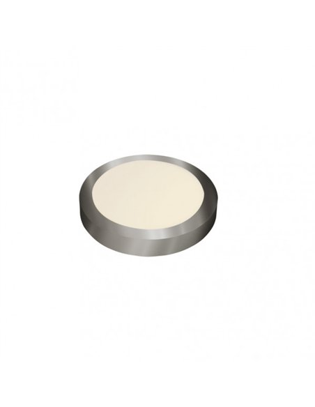 Downlight Superf.diabasa 12w 4000k Niquel Redondo 1080lm 3