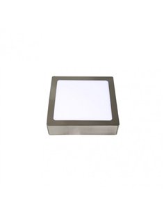 Downlight Superf.toba 12w 6500k Niquel Cuadrado 1080lm 3