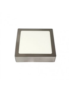Downlight Superf.toba 18w 4000k Niquel Cuadrado 1530lm 3