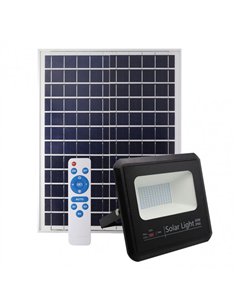 Proyector Solar Malaquita 60w 6500k Negro 5400lm (23x25