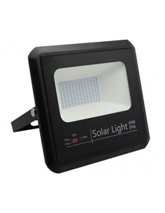 Proyector Solar Malaquita 60w 6500k Negro 5400lm (23x25 2