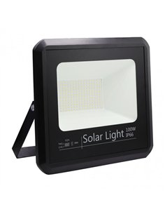 Proyector Solar Malaquita 100w 6500k Negro 9000lm (28 2