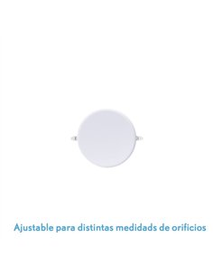 Downlight Led Smd Migmatita 9w 6500k Blanco 900lm 2x9x9 Cm Corte Ajustable (5-7