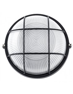 Aplique Ext. Aluminio Apus Grand. 1xe27 Negro Ip44 11x25x25  Cm