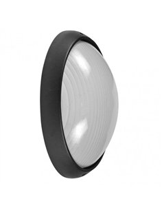 Aplique Ext. Aluminio Vega Grande 1xe27 Negro  11x32x20