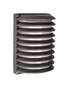 Aplique Ext. Aluminio Achernar 1xe27 Marron Ip44 25