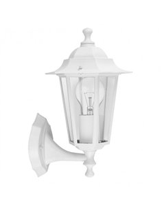 Aplique Exterior Aluminio Auriga 1xe27 Blanco Ip44 32x22x17 Cm