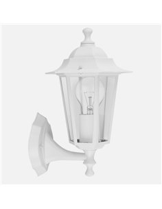 Aplique Exterior Aluminio Auriga 1xe27 Blanco Ip44 32x22x17 Cm 2