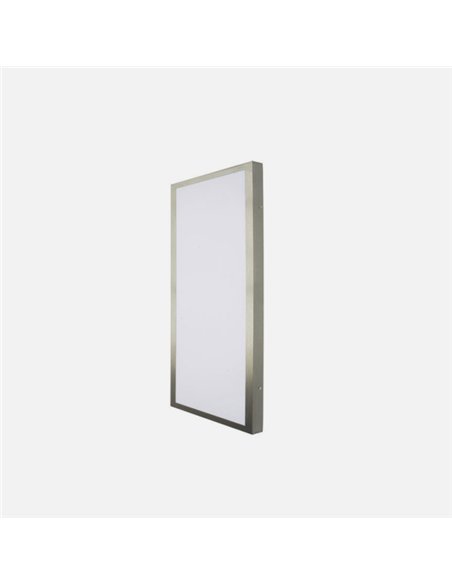 Plafon 36w 6500k 3,5x30x60 Cm Plano Niquel 3060lm