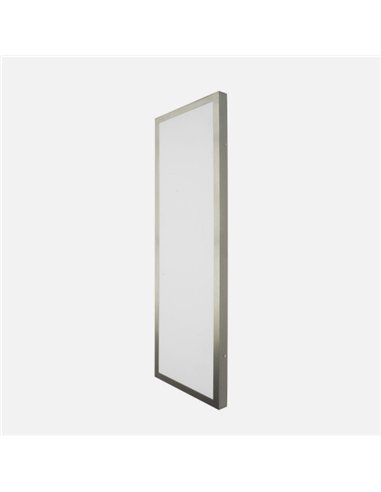 Plafon 72w 6500k 3,5x30x90 Cm Plano Niquel 6120lm