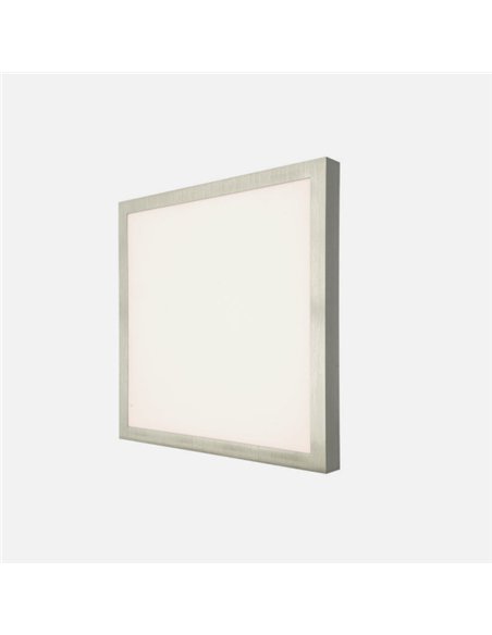 Plafon 36w 4000k  3,5x40x40 Cm Plano Niquel 3060lm