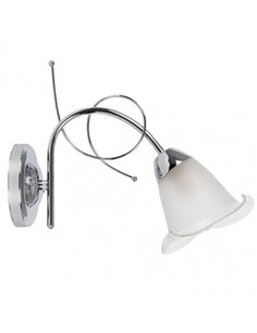 Aplique Adelfa 1xe14 Cromo 24x29x13 Cm