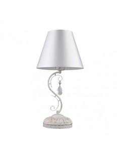 Sobremesa Clematis 1xe14 Blanco/oro 48x25x25 Cm