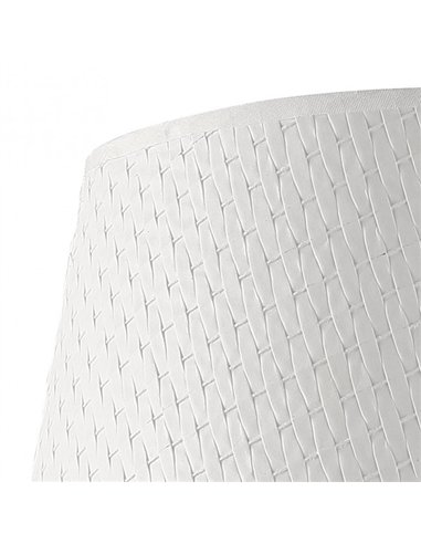 Lampara Crasas 3xe14 Blanco/oro Regx49x49 Cm