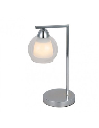 Sobremesa Makalu 1xe27 Cromo 36x14x17 Cm