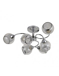 Lampara Stanley 6xe27 Cromo 26x68x68 Cm