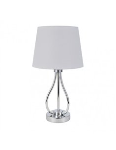 Sobremesa Dubrovnik 9w 4000k+ 1xe27 Cromo 675 Lm Doble Encendido 46x26x26 Cm