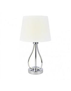 Sobremesa Dubrovnik 9w 4000k+ 1xe27 Cromo 675 Lm Doble Encendido 46x26x26 Cm 2