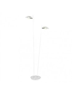 Pie Salon Ciudad Del Cabo 2l 12w 4000k Blanc/plata150x30x25 Cm 1080 Lm Dirigible Y Orientable 2