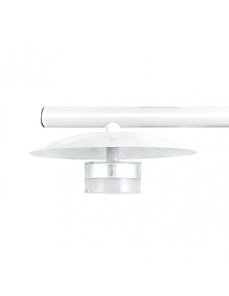 Lampara Ciudad Del Cabo 4l 24w 4000k  Blanco/plata Regx85x15 Cm 1920 Lm