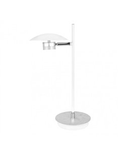 Sobremesa Ciudad Del Cabo 1l 6w 4000k Blanco/plata  42x23x15 Cm 540 Lm Dirigible y Orientable