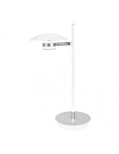 Sobremesa Ciudad Del Cabo 1l 6w 4000k Blanco/plata  42x23x15 Cm 540 Lm Dirigible y Orientable 2