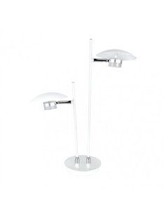 Sobremesa Ciudad Del Cabo 2l 12w 4000k Blanc/plata 52x32x15 Cm 1080 Lm Dirigible Y Orientable