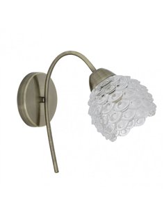 Aplique Bagan 1xe14 Cuero 26x27x12 Cm