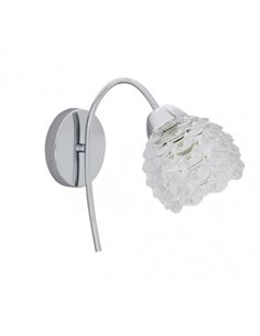 Aplique Bagan 1xe14 Cromo 26x27x12 Cm